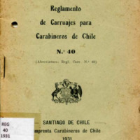 Reglamento N°40 1931